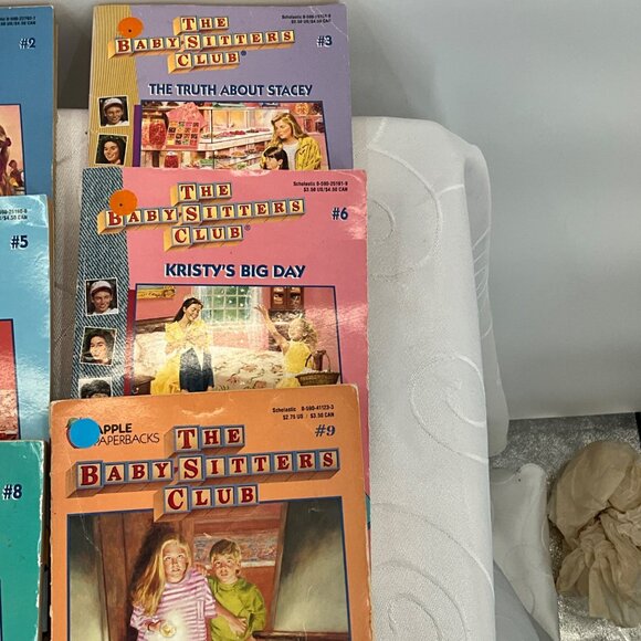 Set Of 9 The Baby-Sitters Club Books #1-9 By Ann M. Martin Vintage Paperback - Picture 4 of 8